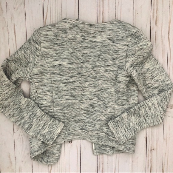 H&M Quilted Knit Moto Jacket - Picture 3 of 5